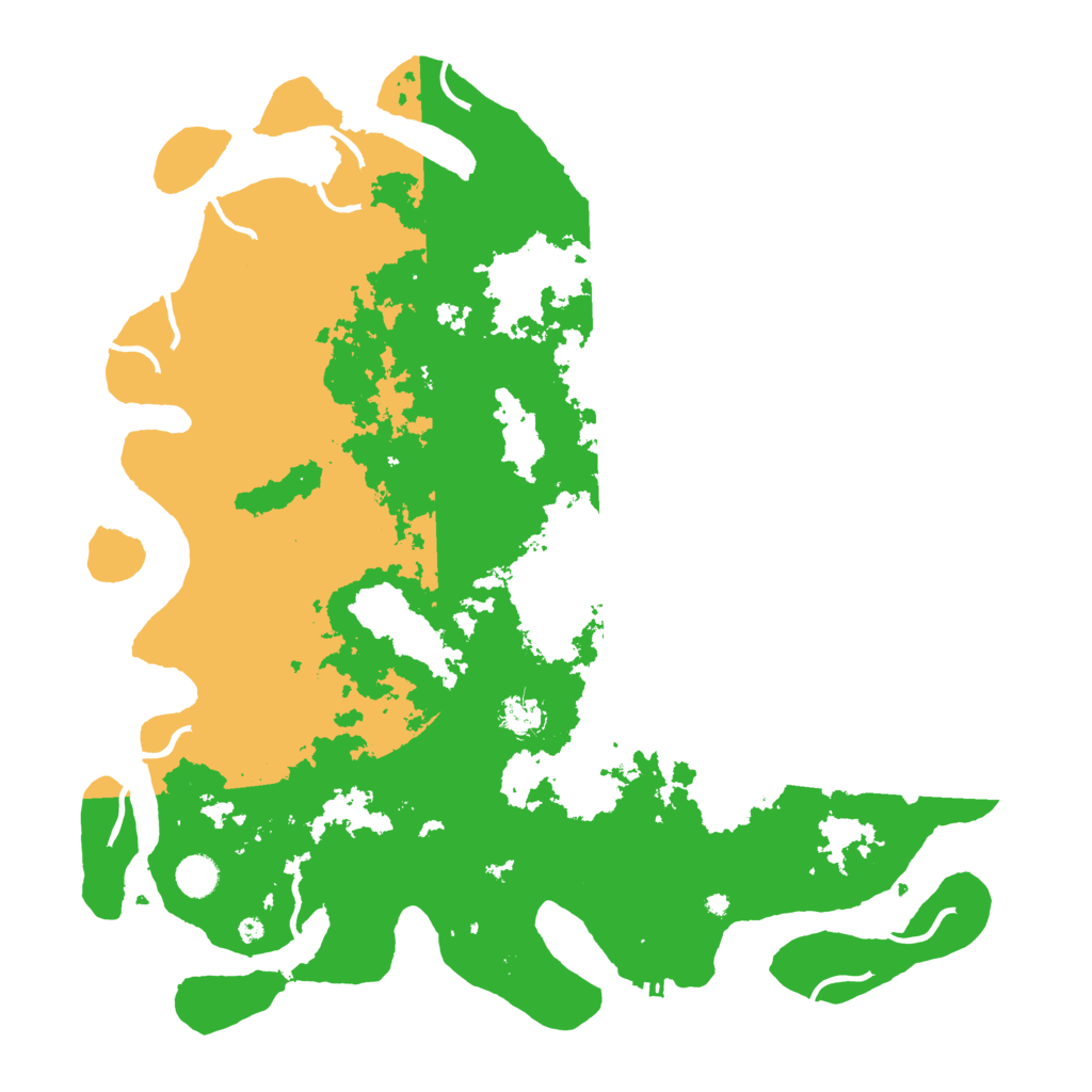 Biome Rust Map: Procedural Map, Size: 4500, Seed: 396636767