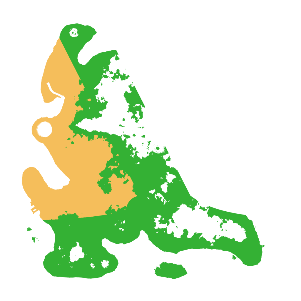 Biome Rust Map: Procedural Map, Size: 3500, Seed: 15432