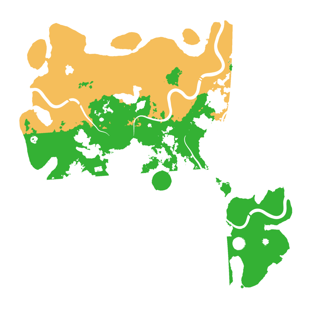 Biome Rust Map: Procedural Map, Size: 4300, Seed: 169609692