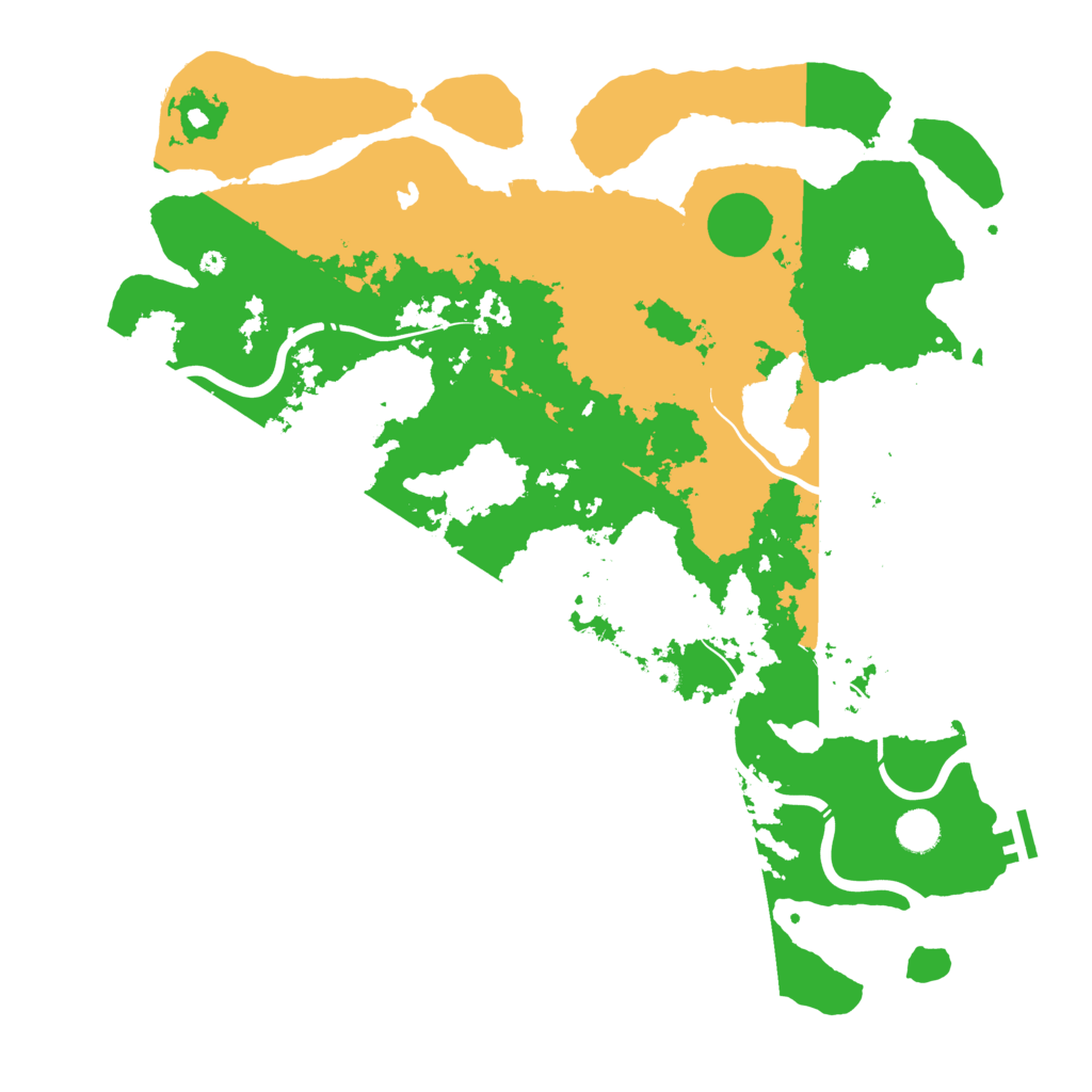 Biome Rust Map: Procedural Map, Size: 4500, Seed: 1566577148