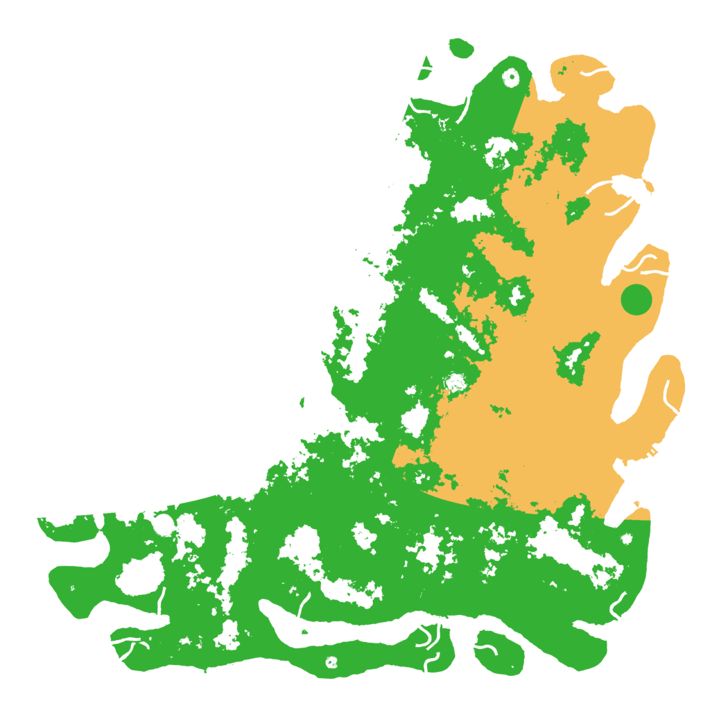Biome Rust Map: Procedural Map, Size: 6000, Seed: 425835204