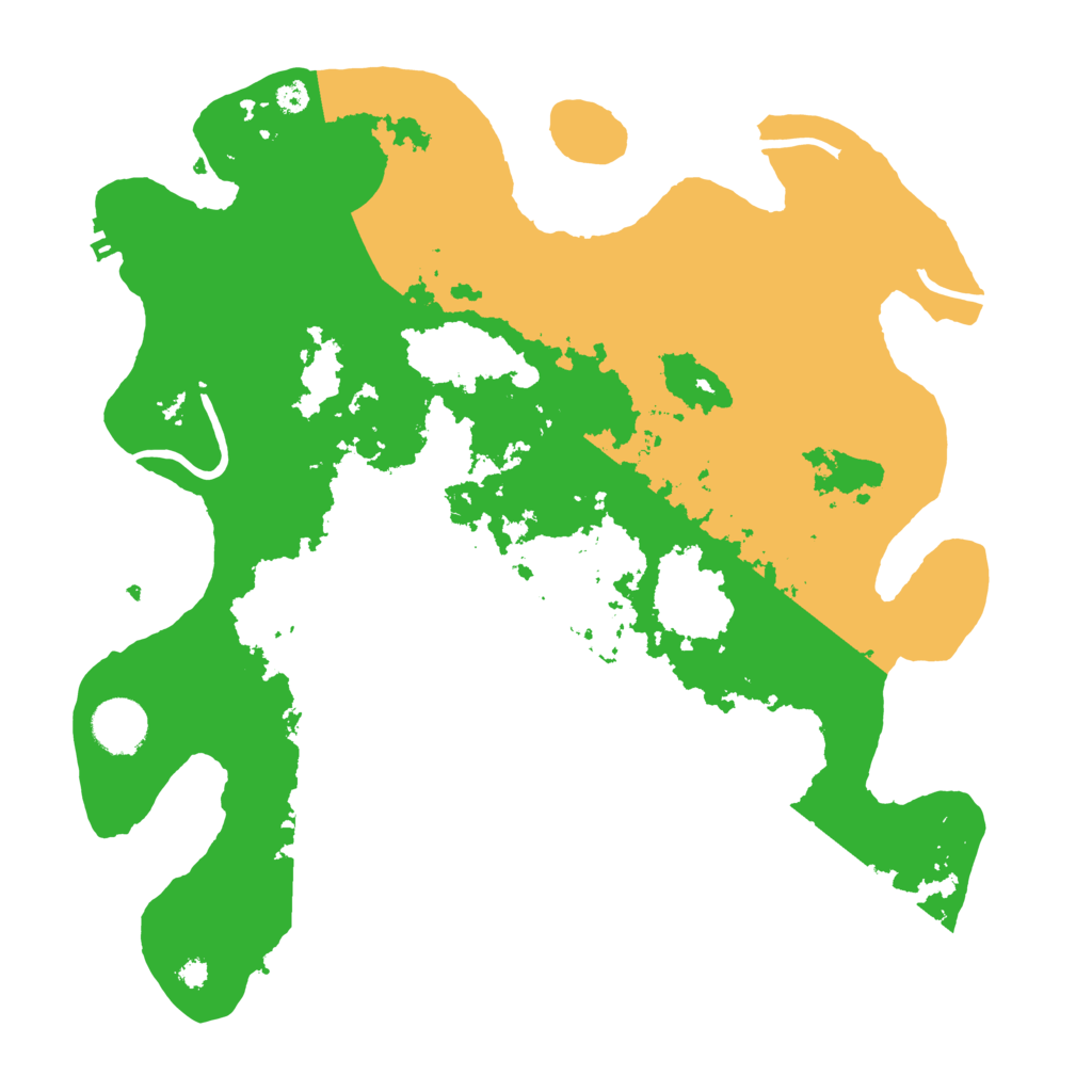 Biome Rust Map: Procedural Map, Size: 3500, Seed: 419