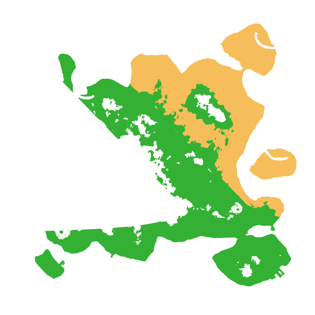 Biome Rust Map: Procedural Map, Size: 3000, Seed: 1277086855