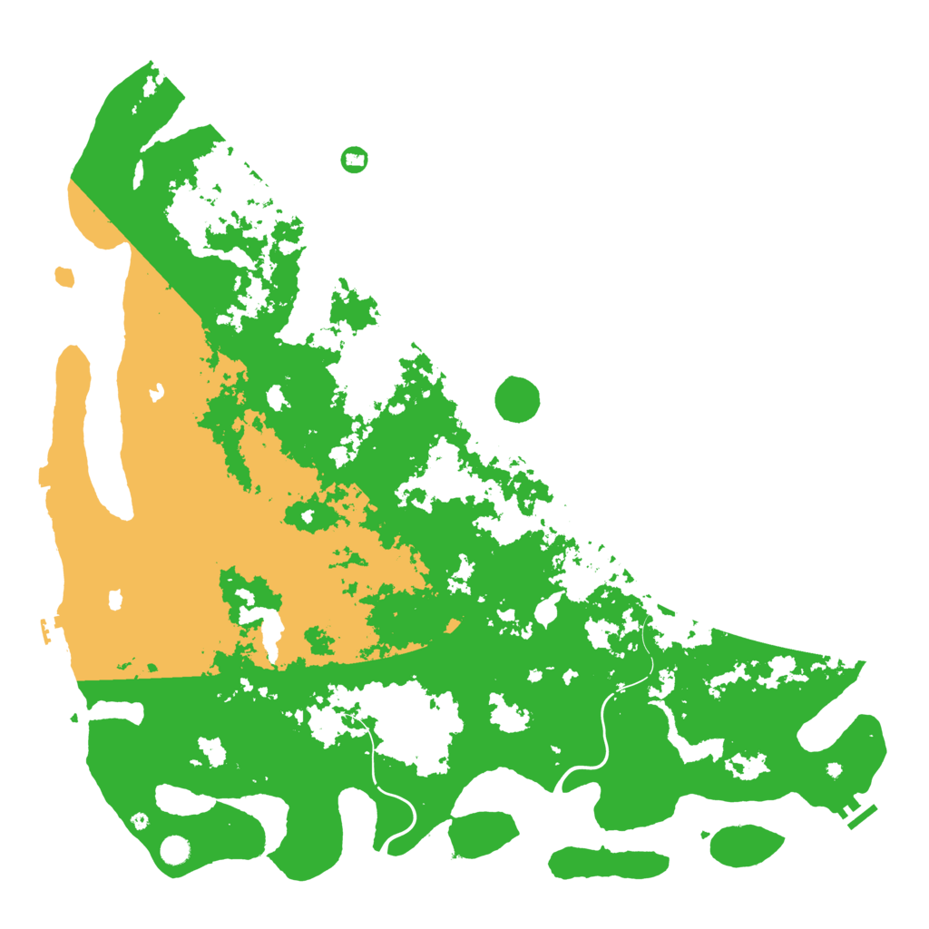 Biome Rust Map: Procedural Map, Size: 5500, Seed: 33024