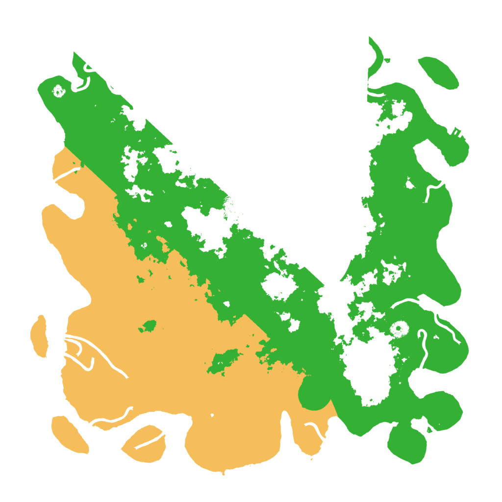 Biome Rust Map: Procedural Map, Size: 4300, Seed: 599224524