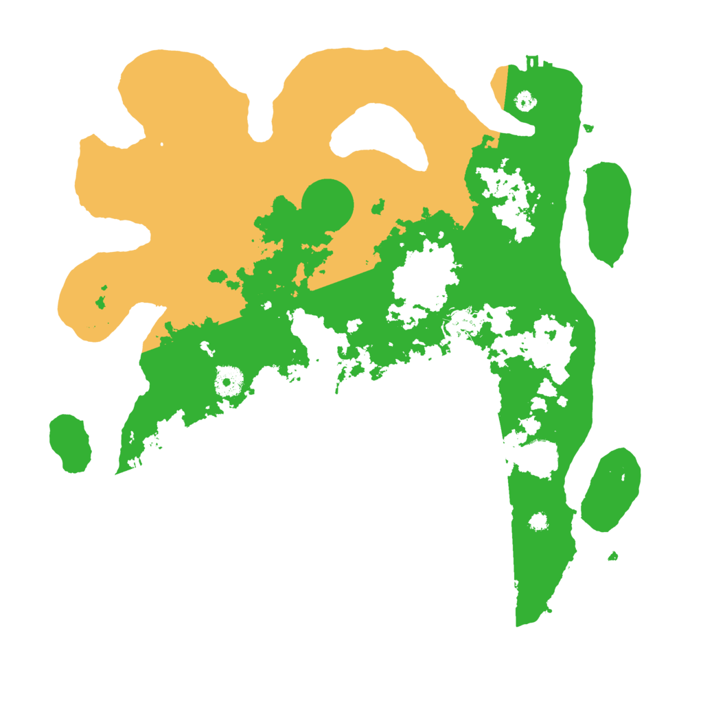 Biome Rust Map: Procedural Map, Size: 3550, Seed: 897880