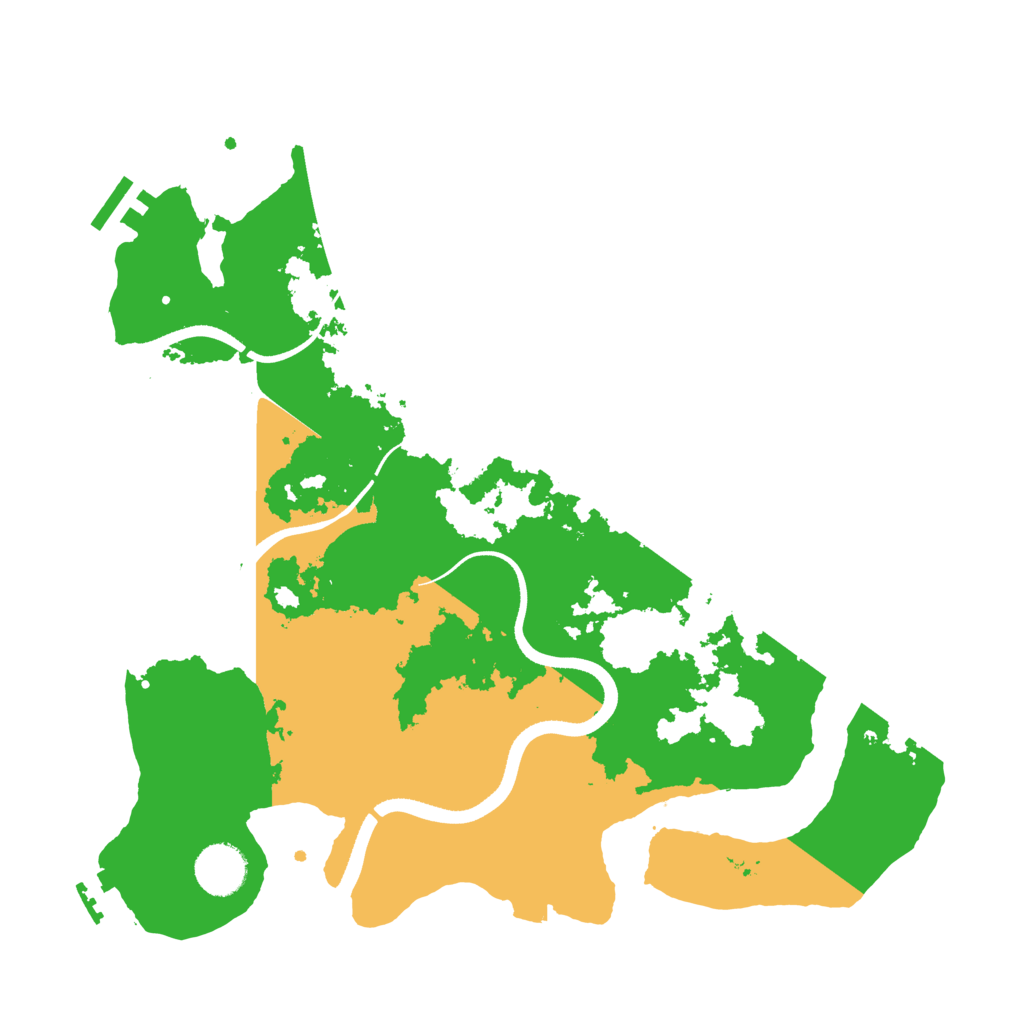 Biome Rust Map: Procedural Map, Size: 3500, Seed: 273920422