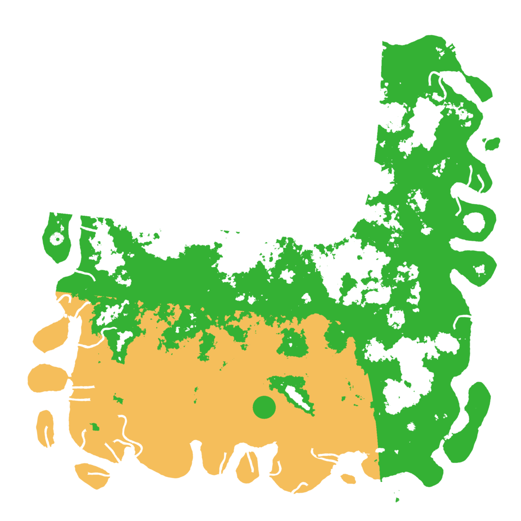 Biome Rust Map: Procedural Map, Size: 6000, Seed: 2514