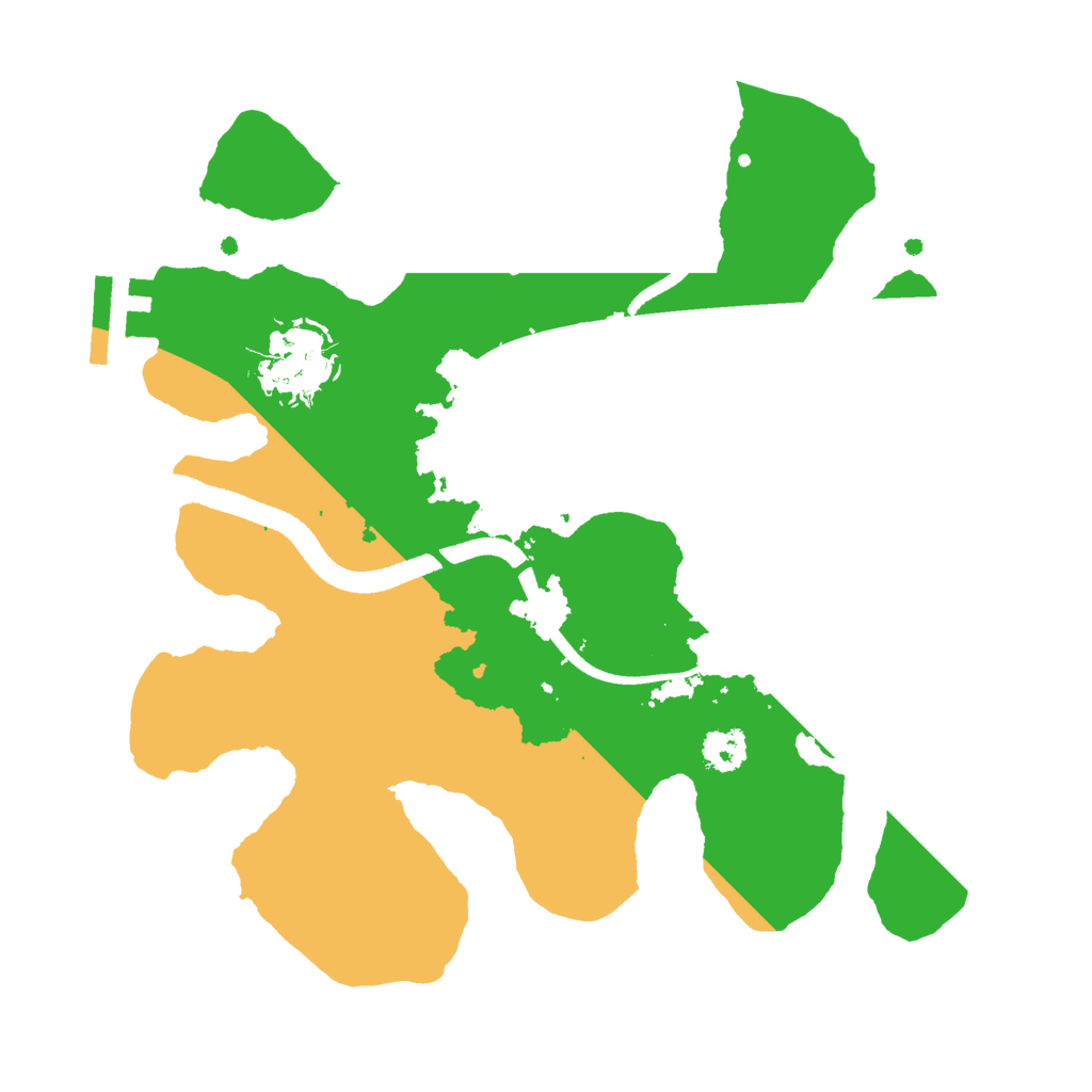 Biome Rust Map: Procedural Map, Size: 2500, Seed: 348275