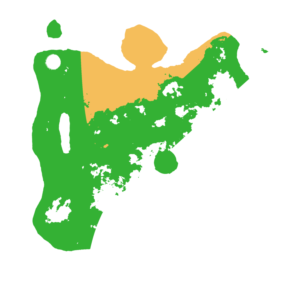 Biome Rust Map: Barren, Size: 3500, Seed: 111