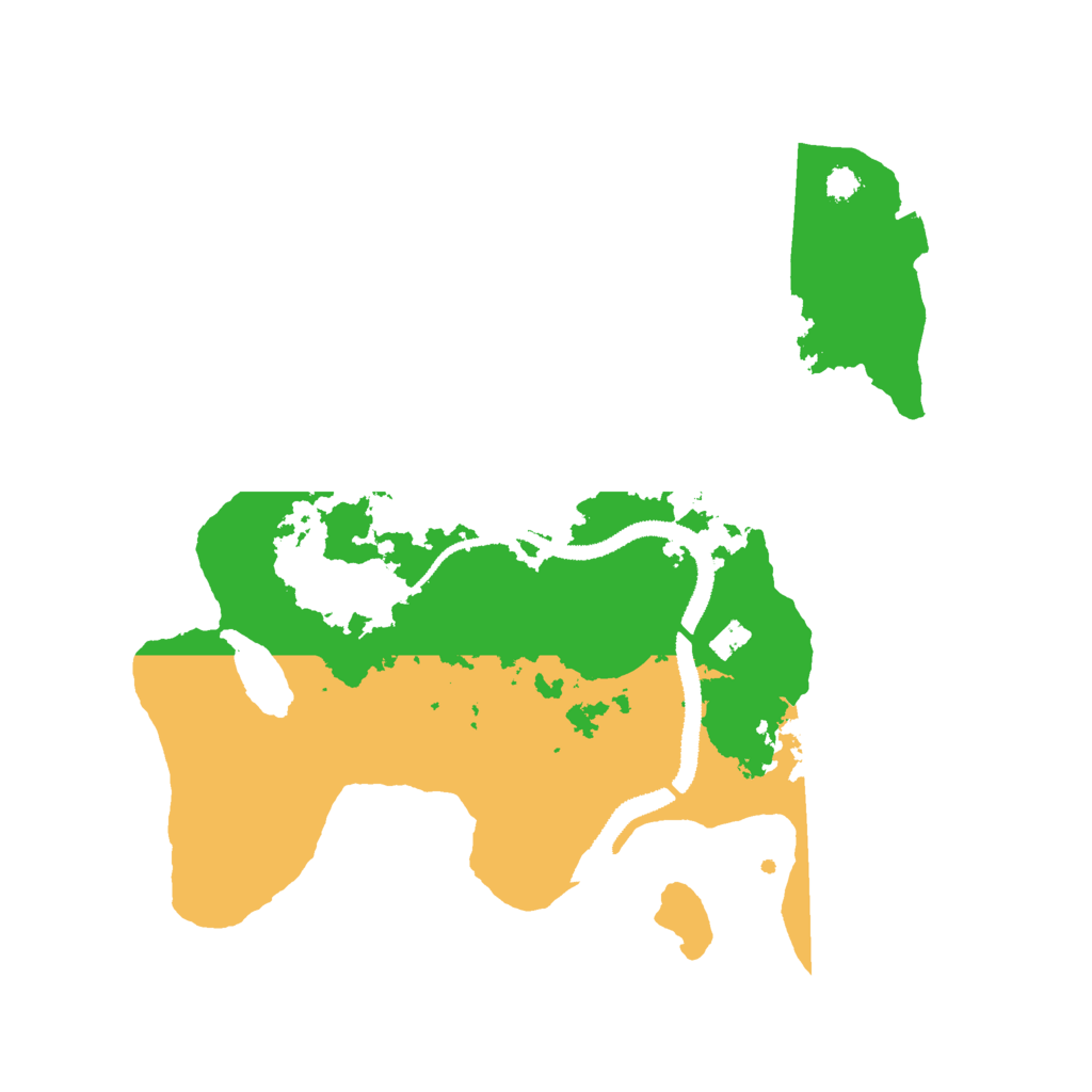 Biome Rust Map: Procedural Map, Size: 3000, Seed: 12525