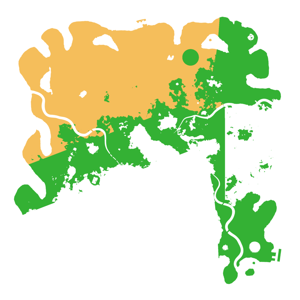Biome Rust Map: Procedural Map, Size: 4800, Seed: 1968413105