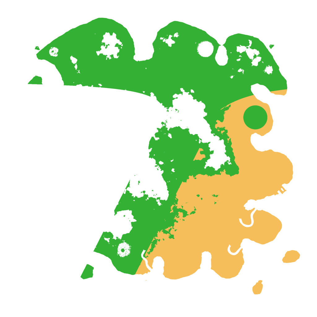Biome Rust Map: Procedural Map, Size: 3500, Seed: 5548693