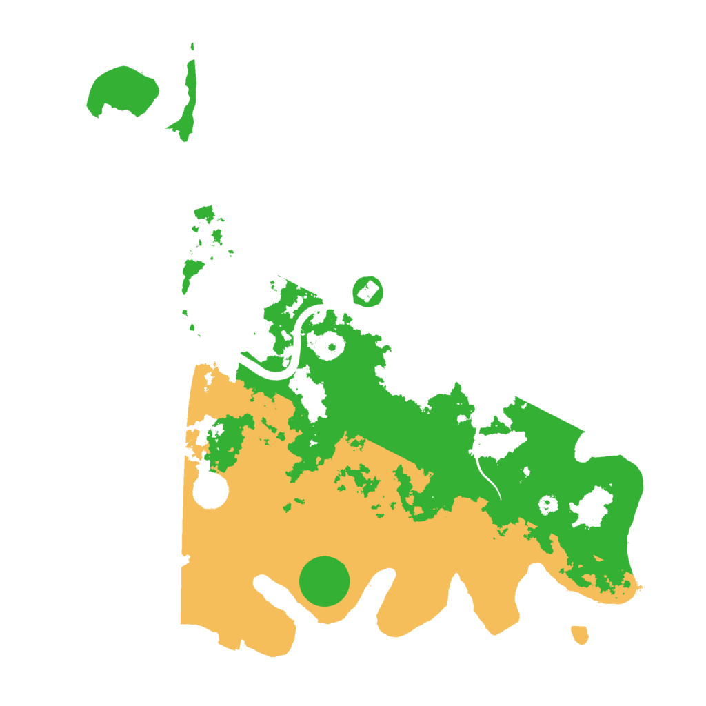 Biome Rust Map: Procedural Map, Size: 3700, Seed: 47101049