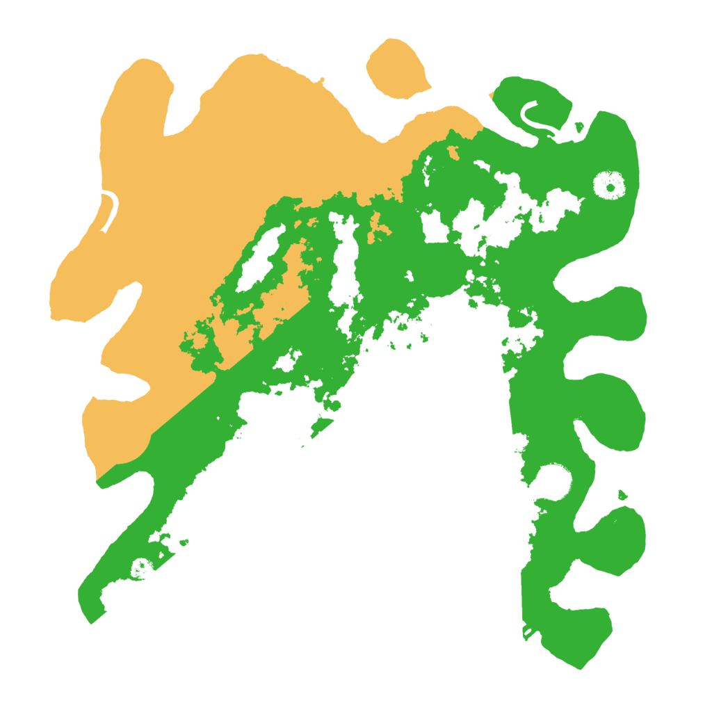 Biome Rust Map: Procedural Map, Size: 3500, Seed: 57238