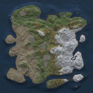 Thumbnail Rust Map: Procedural Map, Size: 3850, Seed: 386021948, 20 Monuments