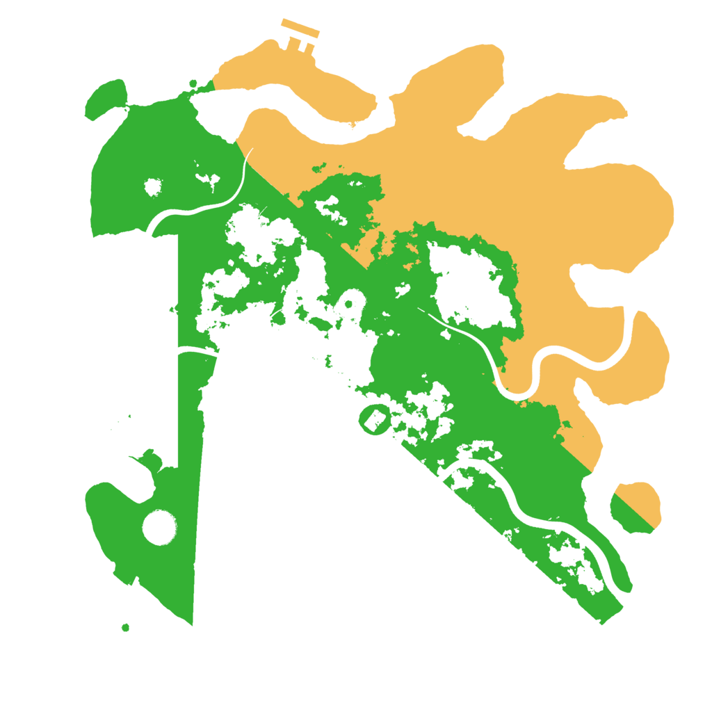 Biome Rust Map: Procedural Map, Size: 3700, Seed: 683247979