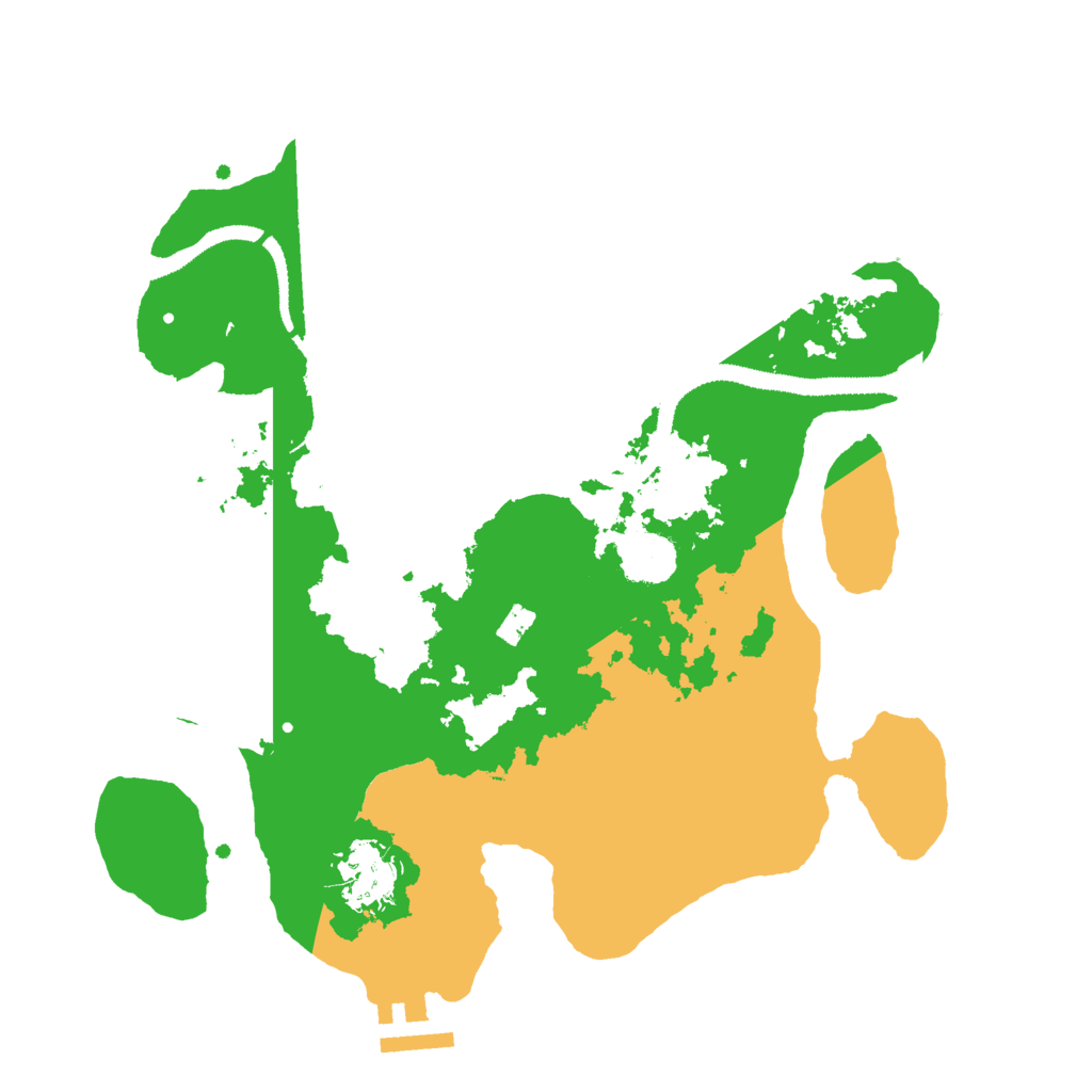 Biome Rust Map: Procedural Map, Size: 3000, Seed: 277662351