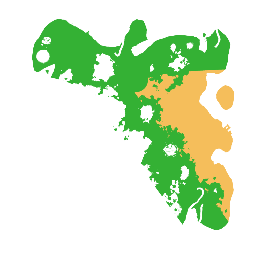 Biome Rust Map: Procedural Map, Size: 3500, Seed: 1043009965