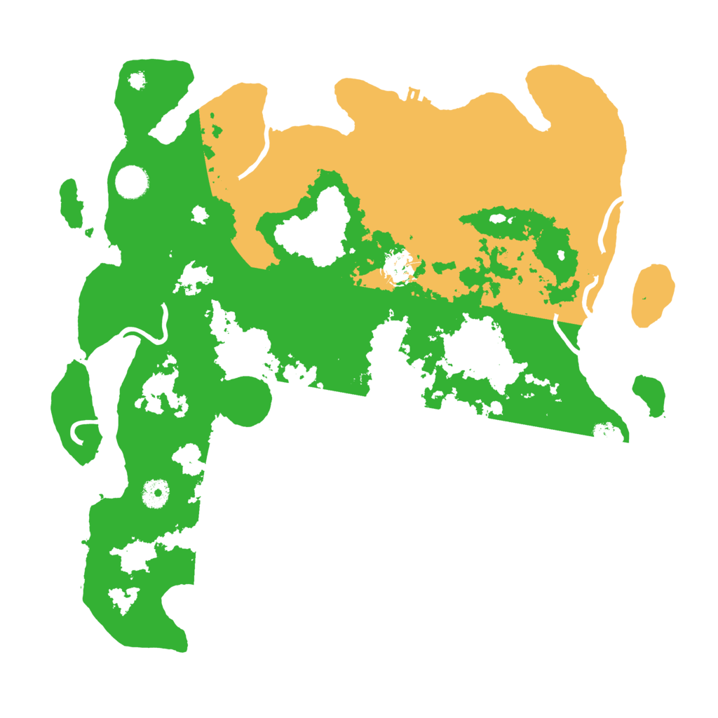 Biome Rust Map: Procedural Map, Size: 3800, Seed: 45465509