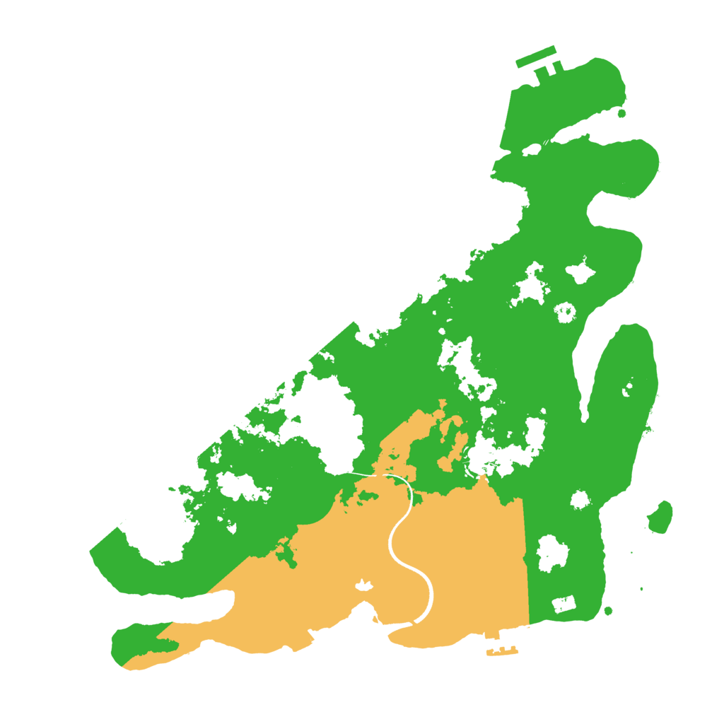 Biome Rust Map: Procedural Map, Size: 3500, Seed: 1256054247