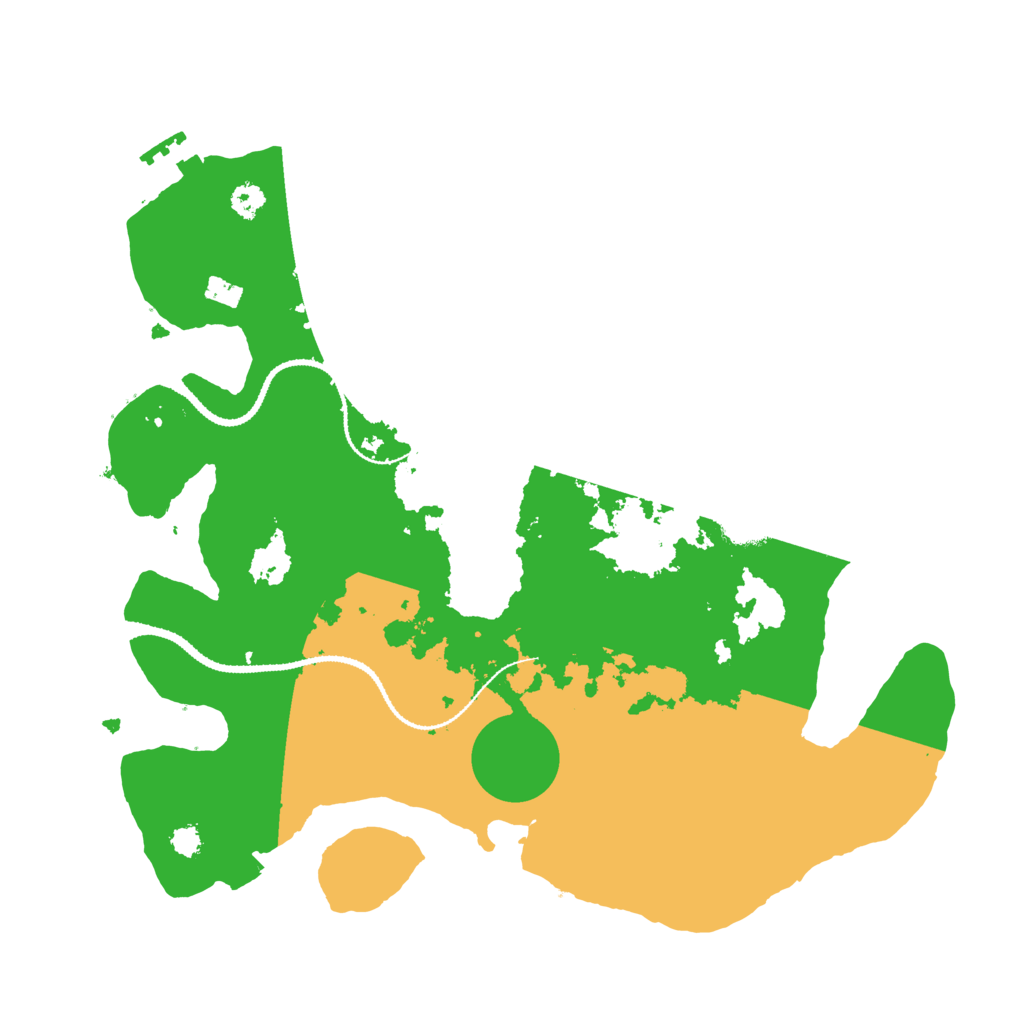 Biome Rust Map: Procedural Map, Size: 3081, Seed: 13825