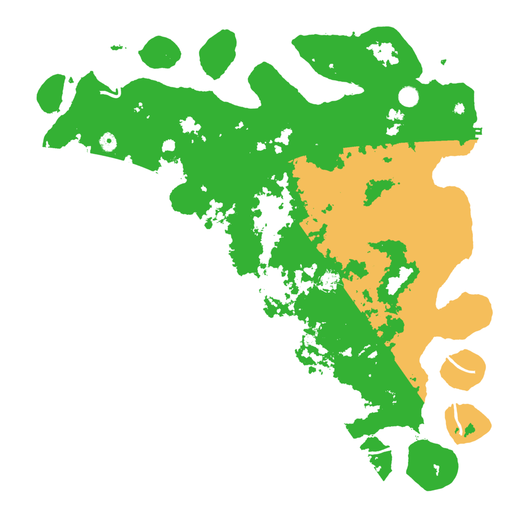 Biome Rust Map: Procedural Map, Size: 4500, Seed: 6760