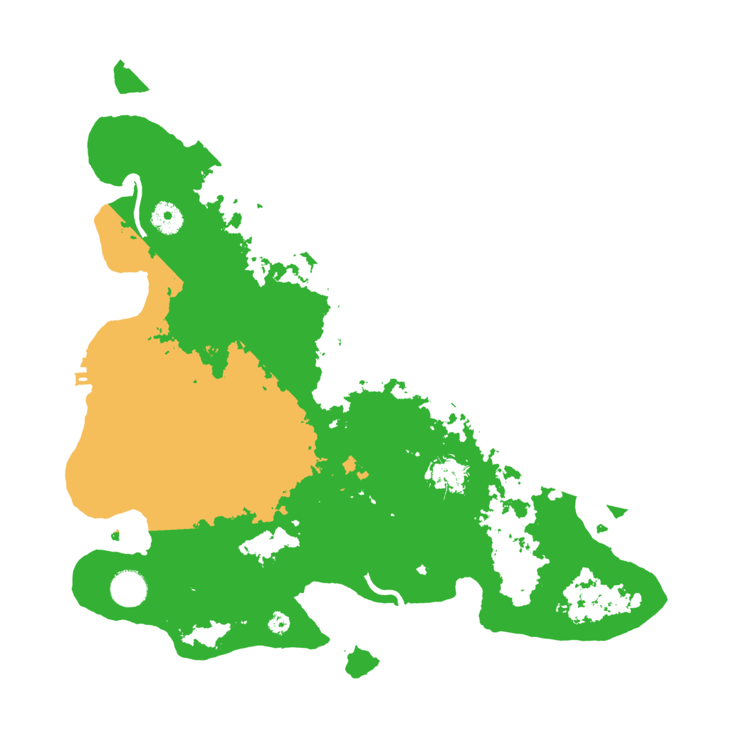 Biome Rust Map: Procedural Map, Size: 3500, Seed: 41412
