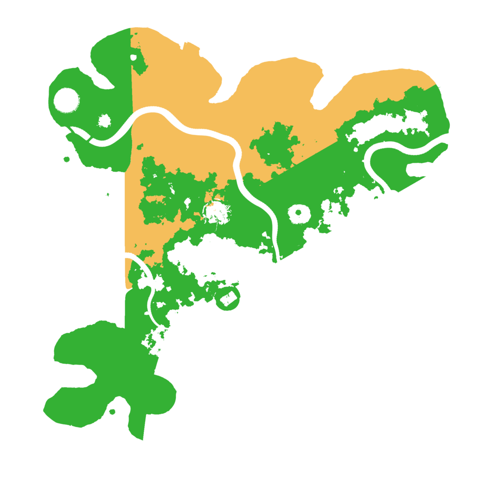 Biome Rust Map: Procedural Map, Size: 3500, Seed: 1399823775