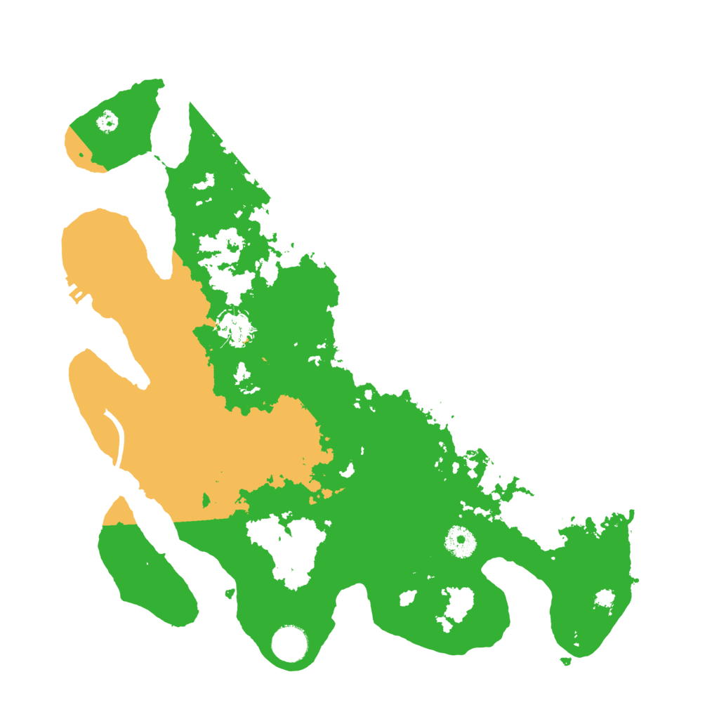 Biome Rust Map: Procedural Map, Size: 3500, Seed: 46987415