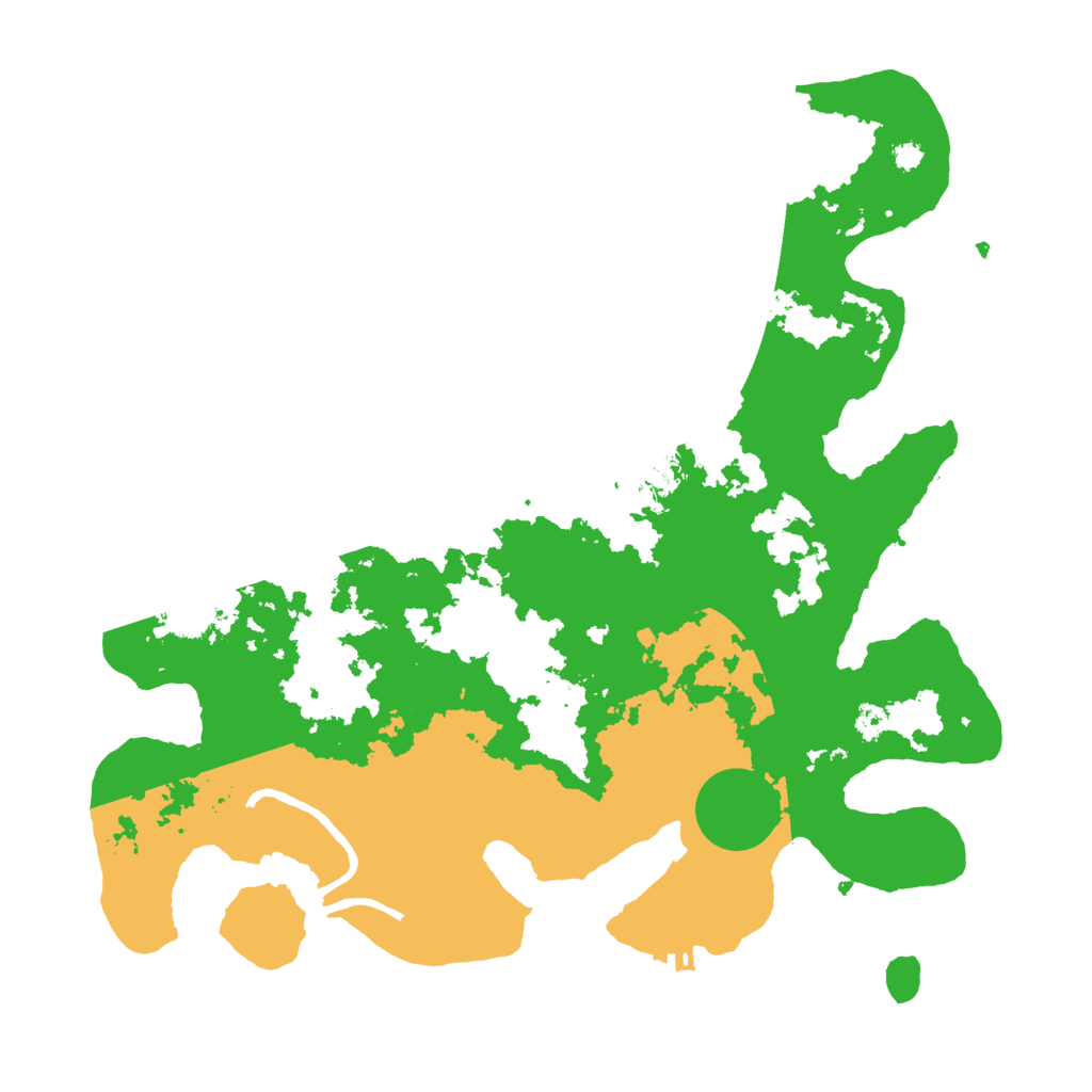Biome Rust Map: Procedural Map, Size: 3500, Seed: 12290651
