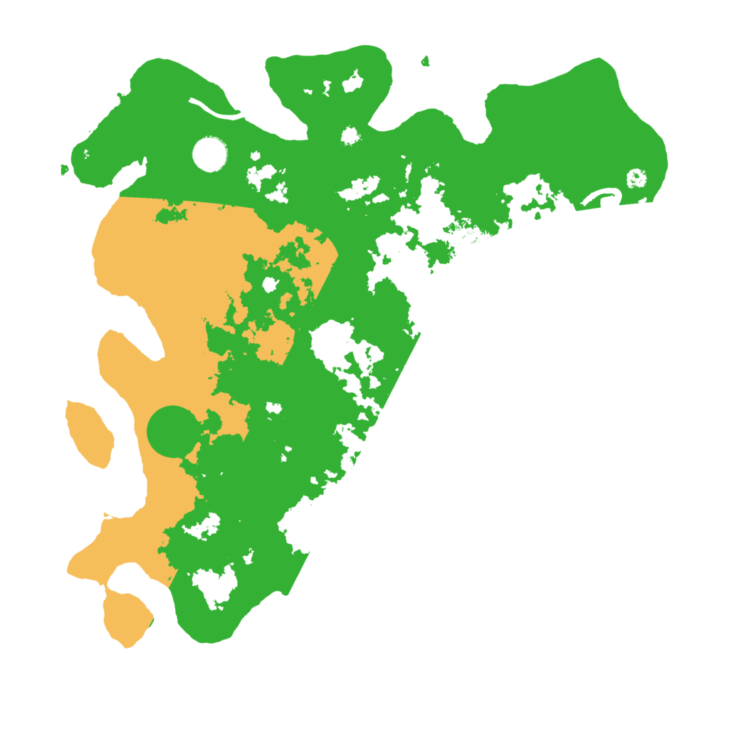 Biome Rust Map: Procedural Map, Size: 3700, Seed: 1377302992