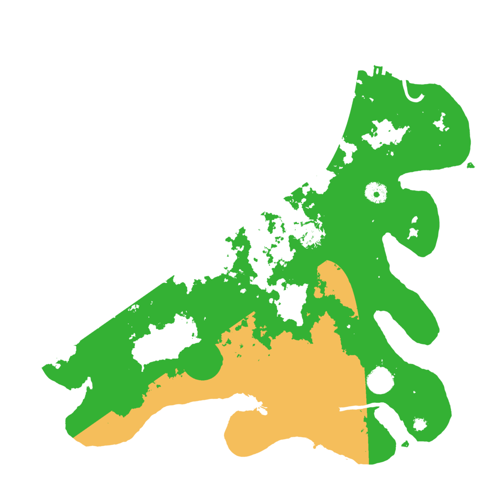 Biome Rust Map: Procedural Map, Size: 3500, Seed: 2869032