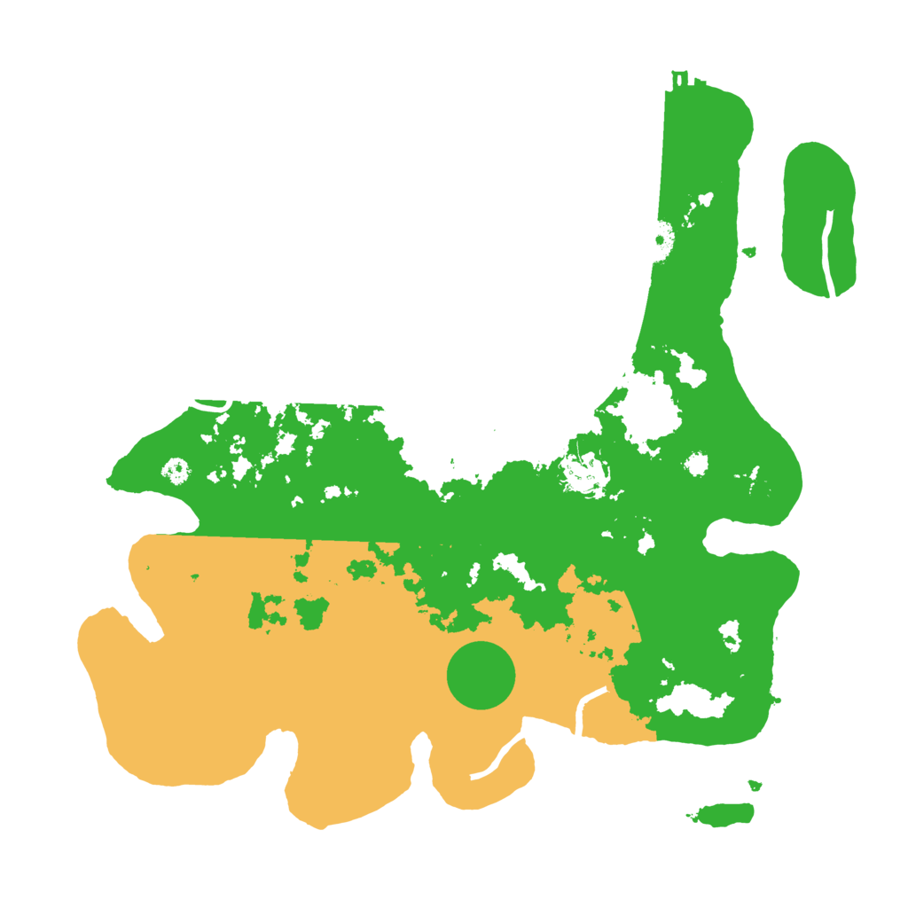 Biome Rust Map: Procedural Map, Size: 3500, Seed: 1317605680