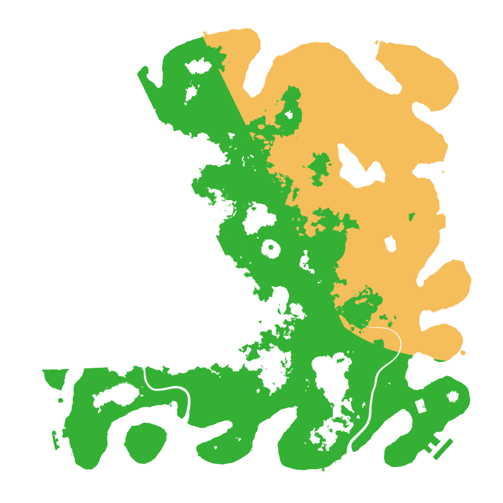 Biome Rust Map: Procedural Map, Size: 4000, Seed: 432993