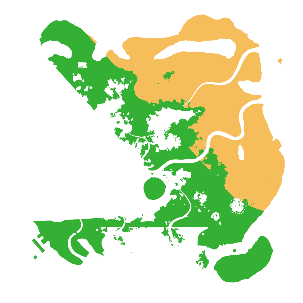 Biome Rust Map: Procedural Map, Size: 3700, Seed: 1893794069
