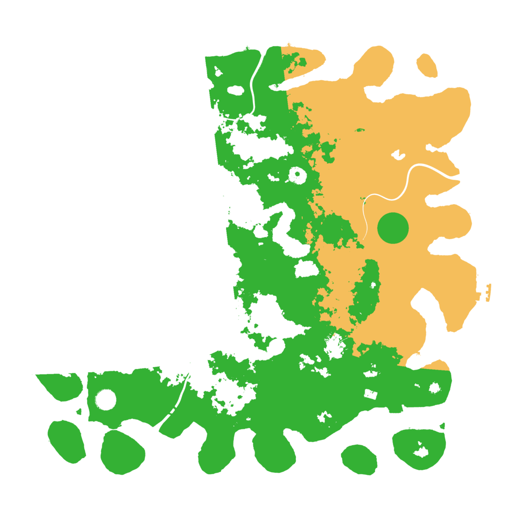 Biome Rust Map: Procedural Map, Size: 4300, Seed: 2022