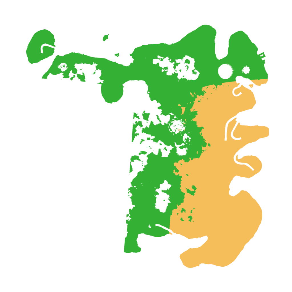 Biome Rust Map: Procedural Map, Size: 3500, Seed: 137011817