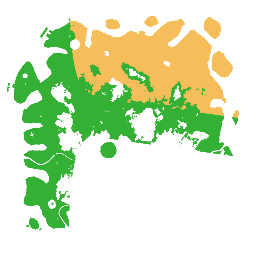 Biome Rust Map: Procedural Map, Size: 4500, Seed: 1286065627