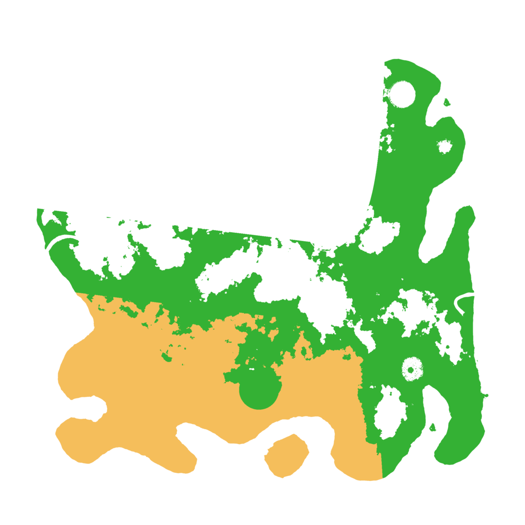 Biome Rust Map: Procedural Map, Size: 3500, Seed: 2744