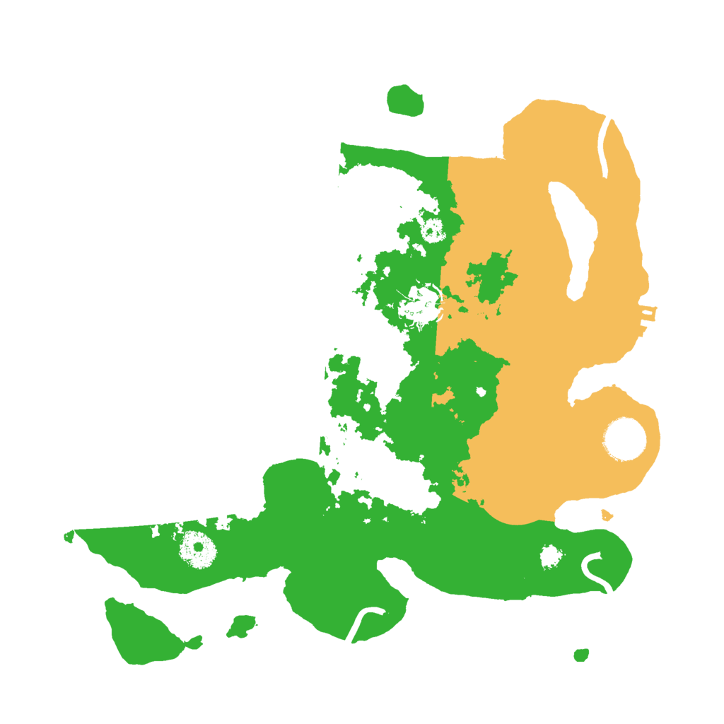 Biome Rust Map: Procedural Map, Size: 3000, Seed: 1412900679