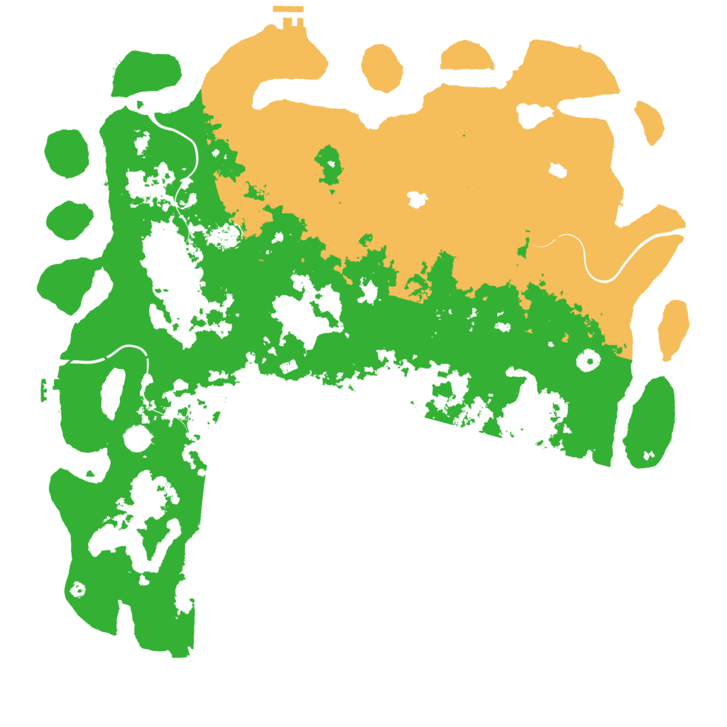 Biome Rust Map: Procedural Map, Size: 4800, Seed: 887807231