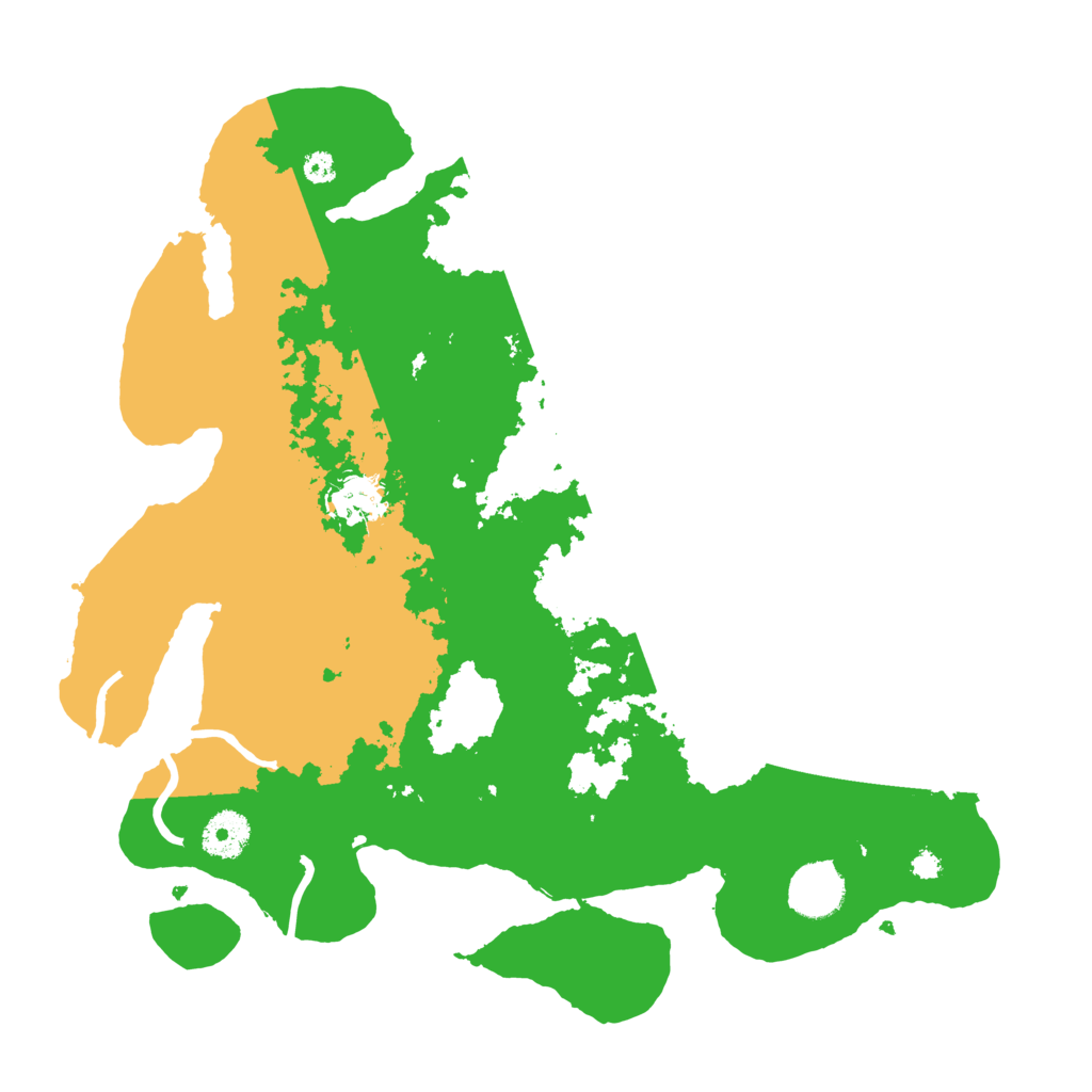 Biome Rust Map: Procedural Map, Size: 3500, Seed: 66238770