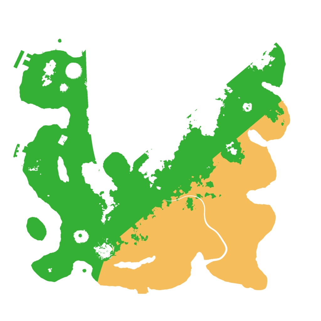 Biome Rust Map: Procedural Map, Size: 3500, Seed: 20220630