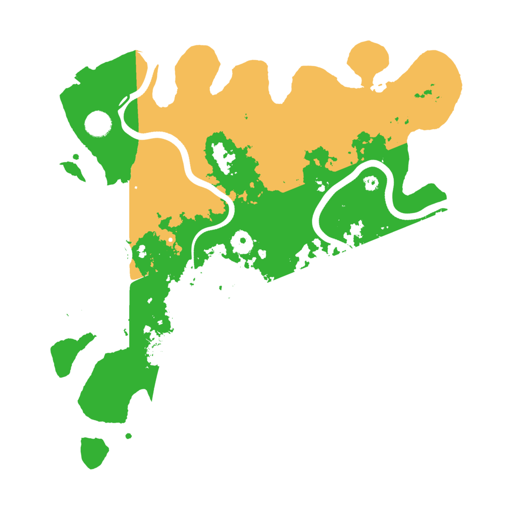 Biome Rust Map: Procedural Map, Size: 3500, Seed: 492548642