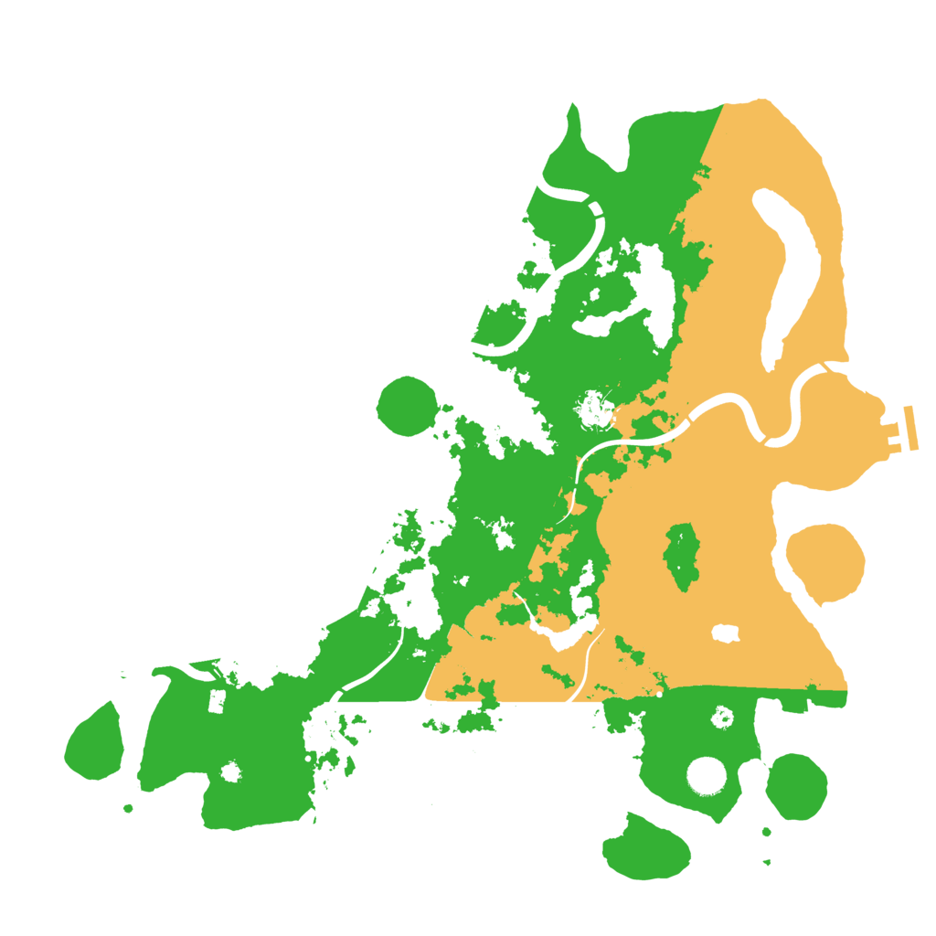 Biome Rust Map: Procedural Map, Size: 4250, Seed: 1282355855