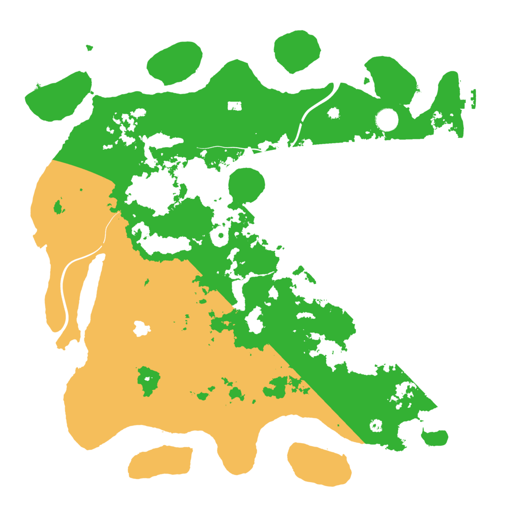 Biome Rust Map: Procedural Map, Size: 4000, Seed: 4189825
