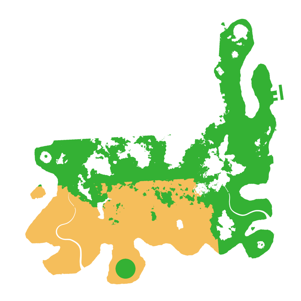 Biome Rust Map: Procedural Map, Size: 4000, Seed: 72248209