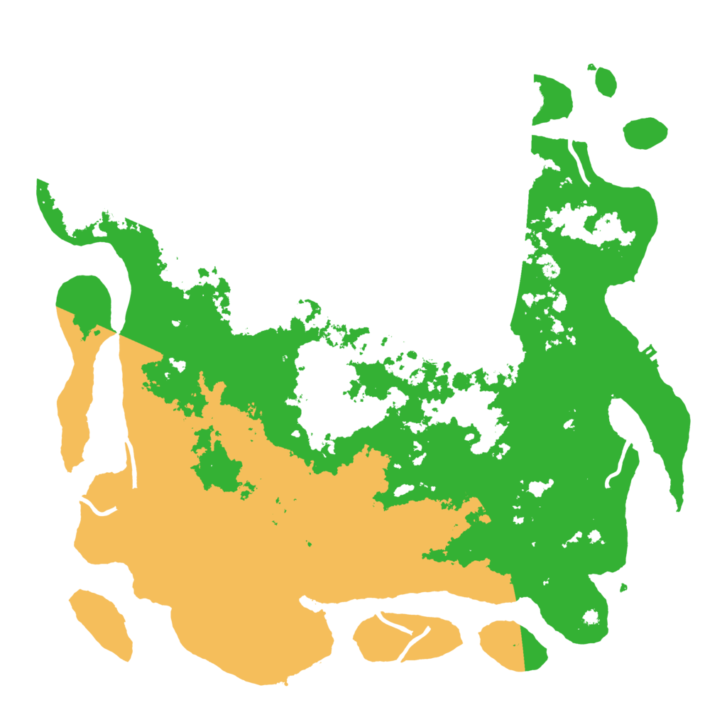 Biome Rust Map: Procedural Map, Size: 4300, Seed: 5323