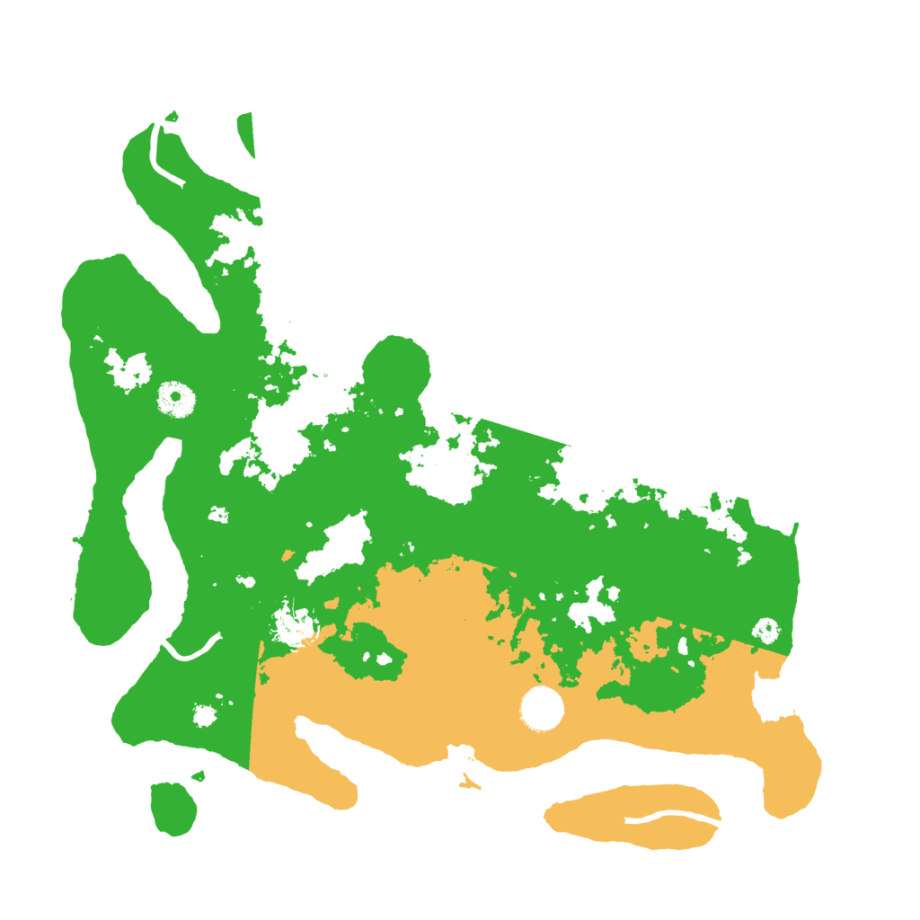 Biome Rust Map: Procedural Map, Size: 3700, Seed: 739732153